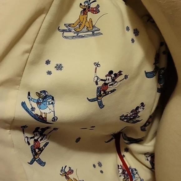 NWT: Our Universe Disney Mickey & Friends Goofy Ski Club Color Block Jacket